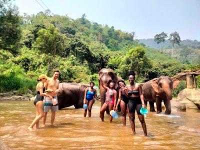 Fergio, Valentina and Ndeye and friends. | Chiang Mai Trekking | The best trekking in Chiang Mai with Piroon Nantaya